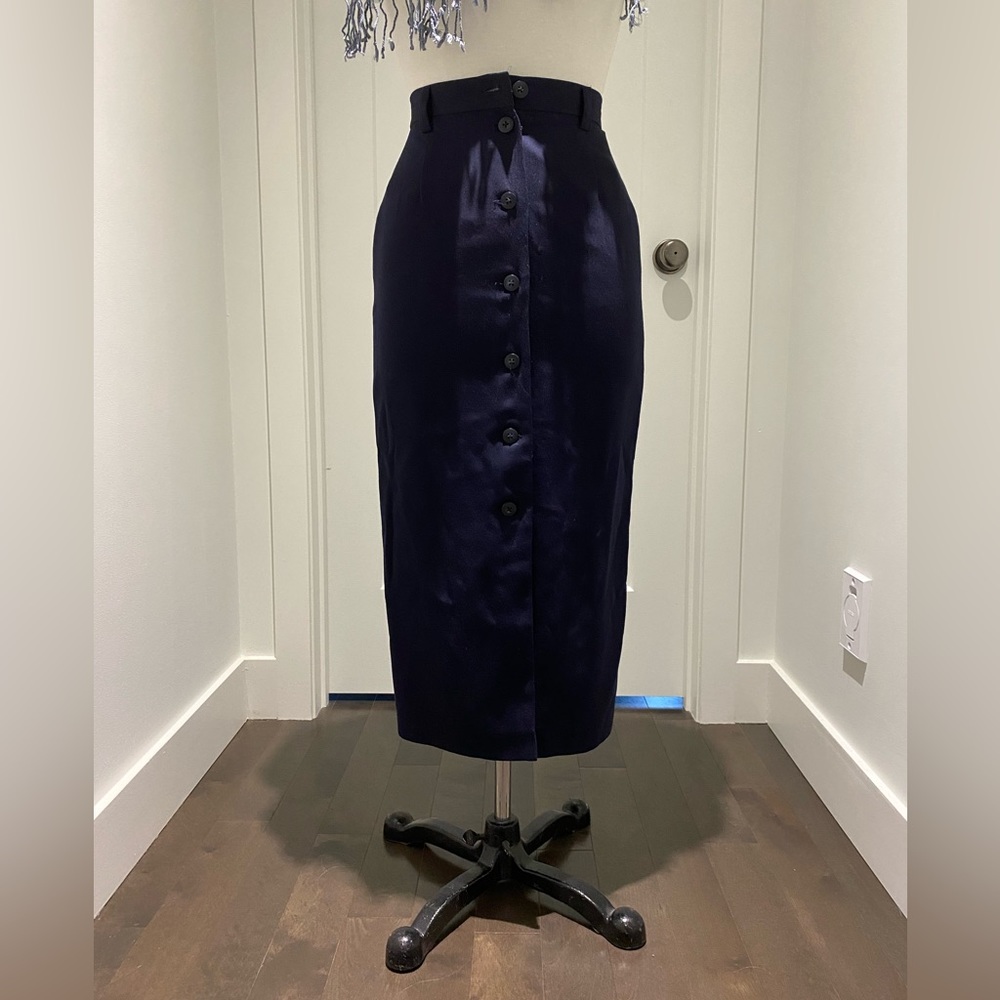 Navy skirt